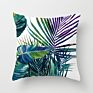 Fashionable Tropical Plant Polyester Hugging Pillow Case Office Fabric Sofa Cushion Cover Home Peach Skin Pillow Case