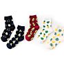 Fast Dispatch Korean Funny Fruit Socks Women Casual Banana Avocado Cartoon Fruit Print Girls Socks