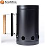 Fast Ignition Heat Resistant Bucket Charcoal Chimney Starter for Outdoor Camping