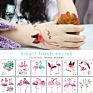 Flamingo Toy Animal Tattoo Sticker Sticker 3D Sticker Tattoo Temporary