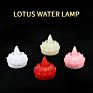 Flickering Flameless Tealight Led Candles Battery Operated Waterproof Outdoor Decorative Led Lotus Floating Candles