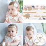 Floral Hair Accessories Girls Large Bow Headbands for Baby