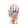 Flower Design Polyester Garden Gloves Nitrile Coated Safety Work Gloves/Garden Gloves