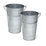 Flower Metal French Bucket Galvanized Garden Flower French Bucket