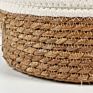 Foldable Baskets Multi-Function Decorative Woven Cotton Rope Laundry Basket with Handles