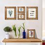 Frame with Bark Edges Used for Desktop or Wall Displays Natural Brown Rustic Wooden Photo Frame