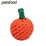 Fruit Shape Pet Dog Chew Ball Toys, Hand-Knit Rope Toy for Dogs