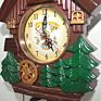 Full Time Music Report Time Mute Electric Digital Wall Clock Living Room Creative Wall Clock Antique Cuckoo Wall Clock