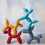 Funny Balloon Dog Ornaments Sculpture Figurine Bookend Desk Decor Pieces Color Accept