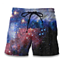 Galaxy Shorts for Men Casual Shorts Men Short Trousers with Drawstring