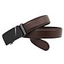 Genuine Leather Belt Man's Automatic Belts for Men Cow Hide Can Print Logo Ratchet Belt