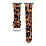 Genuine Leather Horsehair Classical Leopard Design for Apple Watch Series 4 Band Leather Strap for Smart Watch