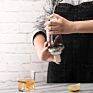 Gf Bartenders Mixer Glass Cocktail Shaker Printed with Scale Martini Shaker with Stainless Steel Lid Barware for Mixing Drink