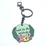 Gifts Crafts Metal Made Mushroom Logo Hard Enamel Plant Keychains