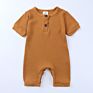 Girl's Rompers Boy Zip Baby Romper Suitable for Both Boys and Girls