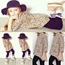 Gl018 1-5T Kids Girls Boutique Leopard Print Clothing Dress