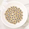 Gold Color Brass and Zircon Eye Charms Pendants Necklace and Bracelet Earring Diy Jewelry Accessories