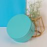 Gold Food Grade Empty Cookie round Tin Boxes Biscuit Cake Metal Tinplate Box