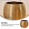 Golden Indoor Decor Ceramic Flower Vase Plant Pot