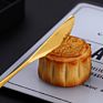 Gold/Silver 2-Tine Appetizer Dessert Forks Salad Cake Cocktail Tasting Forks and Knife Tableware for Party Banquet Birthday Wed
