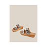 Good Price Product Snake Double Layer Outdoor Travel Wedges Sandals for Women