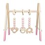 Green Wooden Ornaments Baby Gym Toys