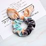 Hair Accessories Cute Rabbit 12 Colors Velvet Elastic Hair Bands for Baby Girls Tie-Dye Hair Scrunchies