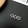 Hair Accessory Rhinestones Lovely Style Gift Acrylic Star Shape Hairclip for Girls