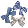 Hair Bows Set the Sky Schoolgirl Fabric Bows