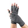 Half Finger Cotton Lycra Compression Arthritis Glove for Pain Relief