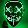 Halloween Mask Neon Led Light up Mask for Festival Cosplay Halloween Costume Masquerade Parties,Carnival,Gifts