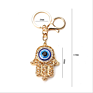 Hamsa Hand Blue Eye Evils Eye Keychains