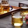Hand Blown Clear Glass Teacup Borosilicate Glass Tea Set Tea Cups 6Pcs