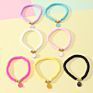 Handmade Colourful Smile Face Bracelets Polymer Clay Beads for Bracelet for Girls