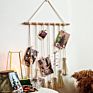 Handmade Cotton Fabric Bohemian Woven Wall Hanging Tapestry Macrame Picture Wall Hanging