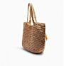 Handmade Crochet Straw Bags with Tassel Vacation Beach Big Tote Straw Bags/