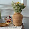 Handmade Rattan Man Woven Vase American Pastoral Style Home Decoration Vase Rattan Production