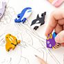 Happy Paradise Underwater World Sea Animals Eraser Set Cute Stationery Office Party Supply Gift Girl Student Kids Gift