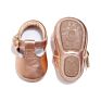 Hard Sole Genuine Leather T-Bar Mary Jane Baby Girls Shoes Infants Toddler Baby Princess Ballet Shoes Newborn Crib Shoes