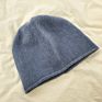 Hat Fine Knit Roll Edge Retro Show Face Small Korean Version Pile Pile Hats Warm Knit Hat