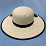 Hat Wide Birm Bowknot Ribbon Beach Travel Straw Hat for Women