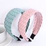Headbands Adults Non Slip Hairbands Faux Leather Woven Headband