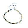 Healing Chakra Awl Charm Bracelet with Matt Amazonite Stone Beads Bracelet