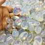 Healing Crystal Polished Opalite Tumbled Gemstone Opal Tumbled Stones Display for Home Decoration