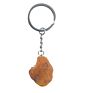 Healing Natural Opal Agates Quartz Stone Crystal Keychains Handbag Purse Holder Lovely Heart Dangle Pendulum Metal Key Chains