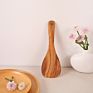 Healthy Cooking Cookware Tools Olive Wood Flat Utensils Wooden Spurtle Set Frying Spatula