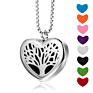 Heart Shape Aromatherapy Essential Oil Diffuser Necklace Car Diffuser Locket Stainless Steel Jewellery