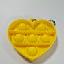 Heart Shape Keychain Push Pop Bubble