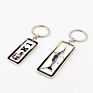 High-End Listing Sublimation Blanks Single Sides Aluminum Zinc Alloy Metal Keychain