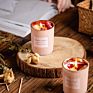 High Level Pink Scented Candle Soy Wax Rose Flower Scented Candles for Decoration